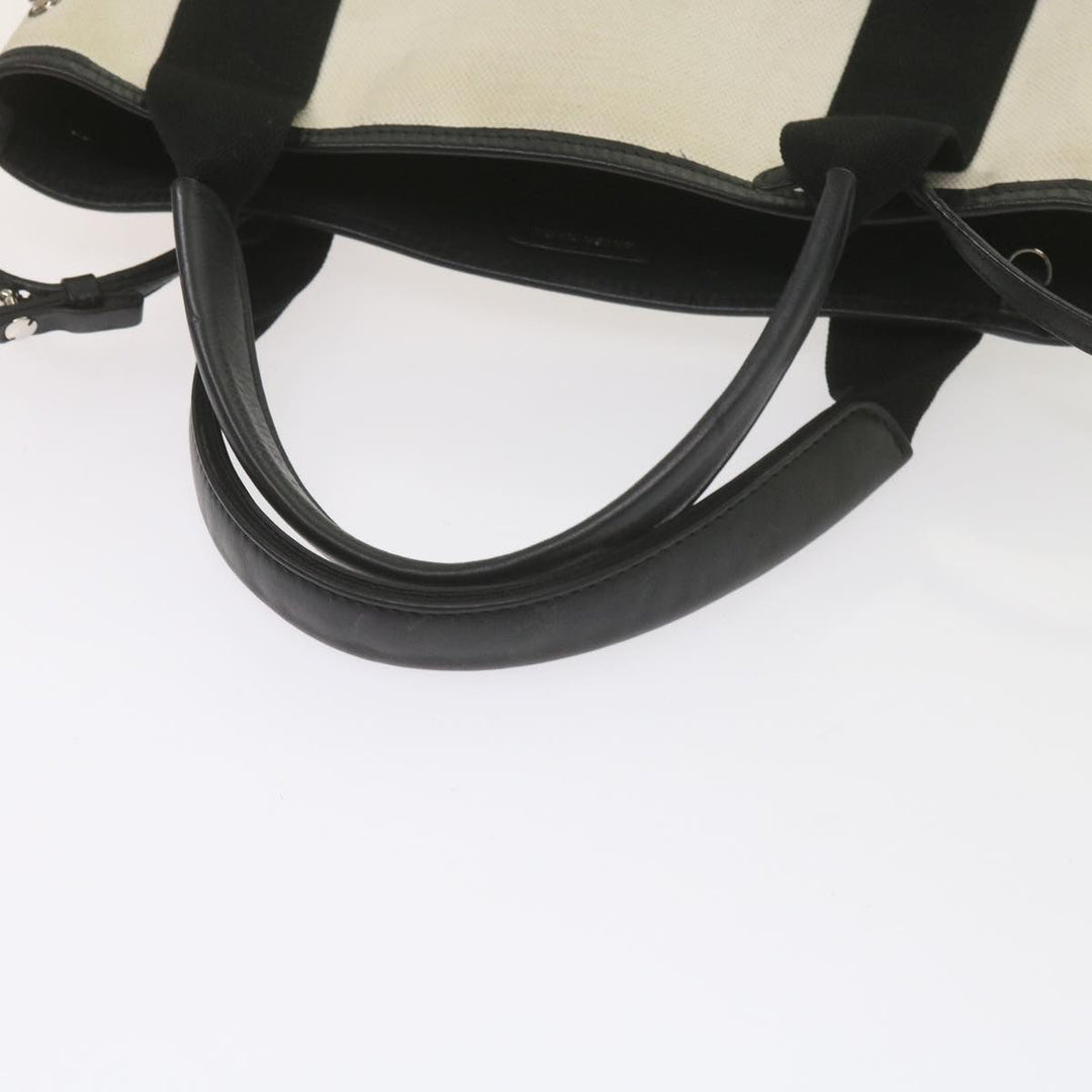 Top Quality Balenciaga Hand Bag Canvas Black White 390346 Auth ep2535