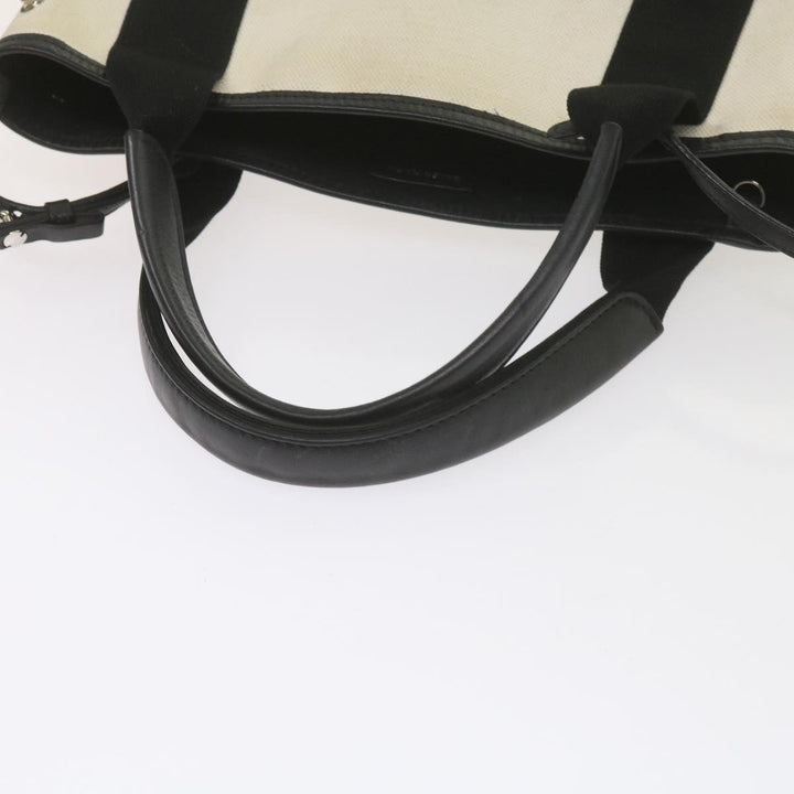 Top Quality Balenciaga Hand Bag Canvas Black White 390346 Auth ep2535