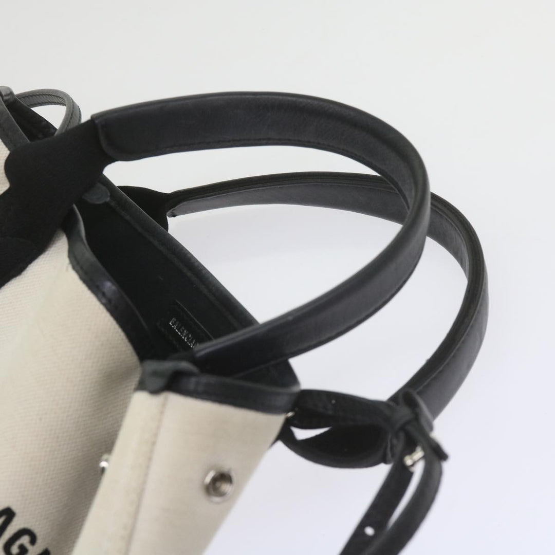 Top Quality Balenciaga Hand Bag Canvas Black White 390346 Auth ep2535