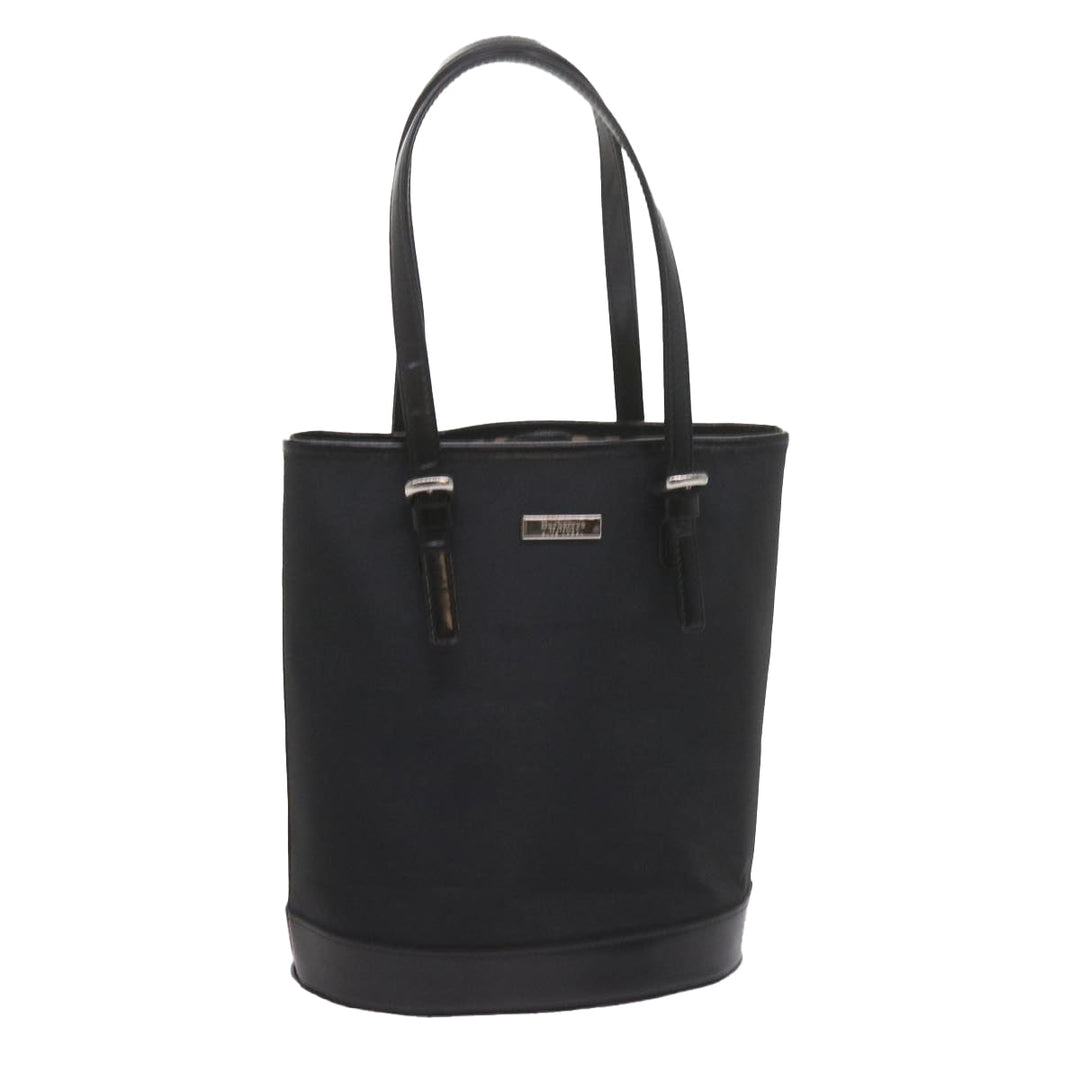 BURBERRYSs Nova Check Blue Label Shoulder Bag Nylon Black Auth ep2544