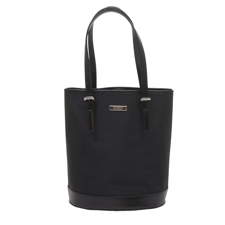 BURBERRYSs Nova Check Blue Label Shoulder Bag Nylon Black Auth ep2544