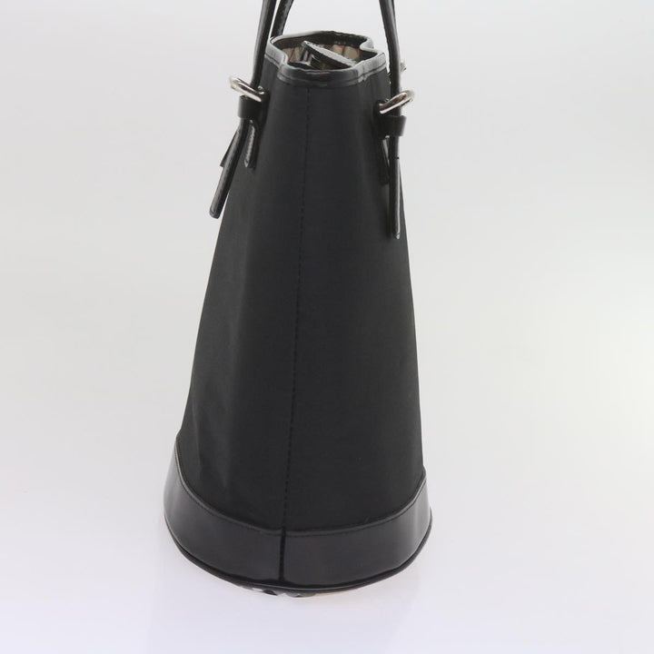 BURBERRYSs Nova Check Blue Label Shoulder Bag Nylon Black Auth ep2544