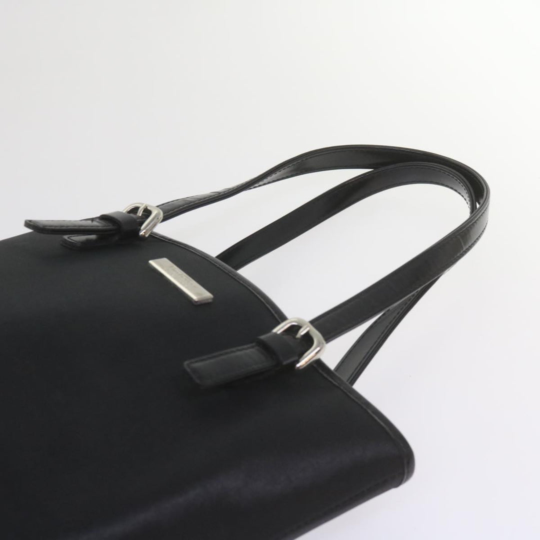 BURBERRYSs Nova Check Blue Label Shoulder Bag Nylon Black Auth ep2544