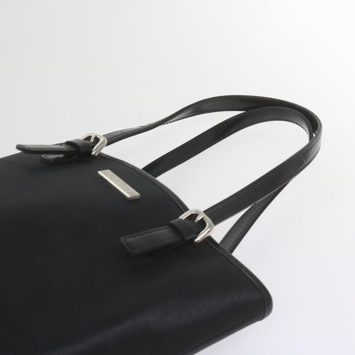 BURBERRYSs Nova Check Blue Label Shoulder Bag Nylon Black Auth ep2544