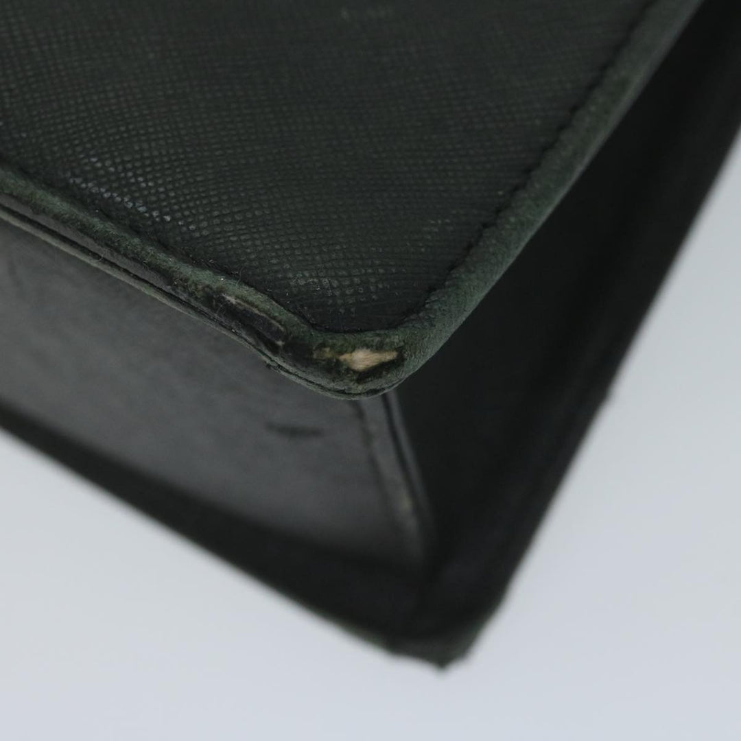 Burberry Briefcase Leather Black Auth ep2580