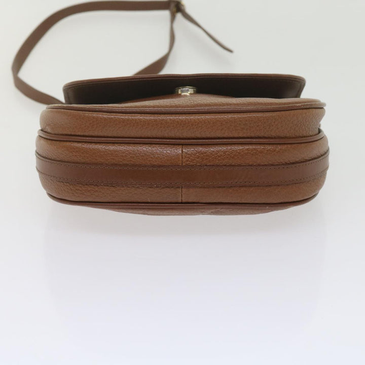 BURBERRYSs Shoulder Bag Leather Brown Auth ep2643