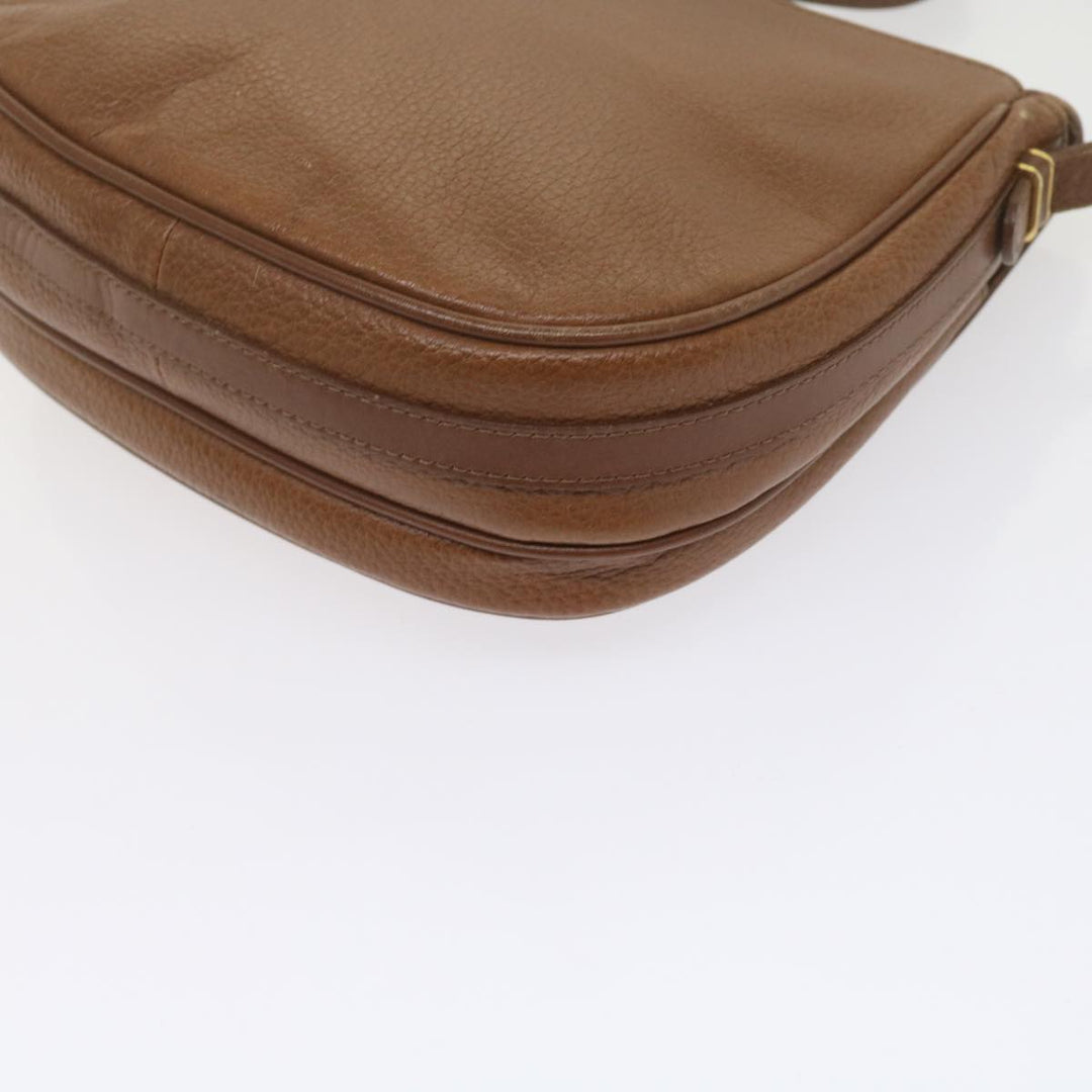 BURBERRYSs Shoulder Bag Leather Brown Auth ep2643