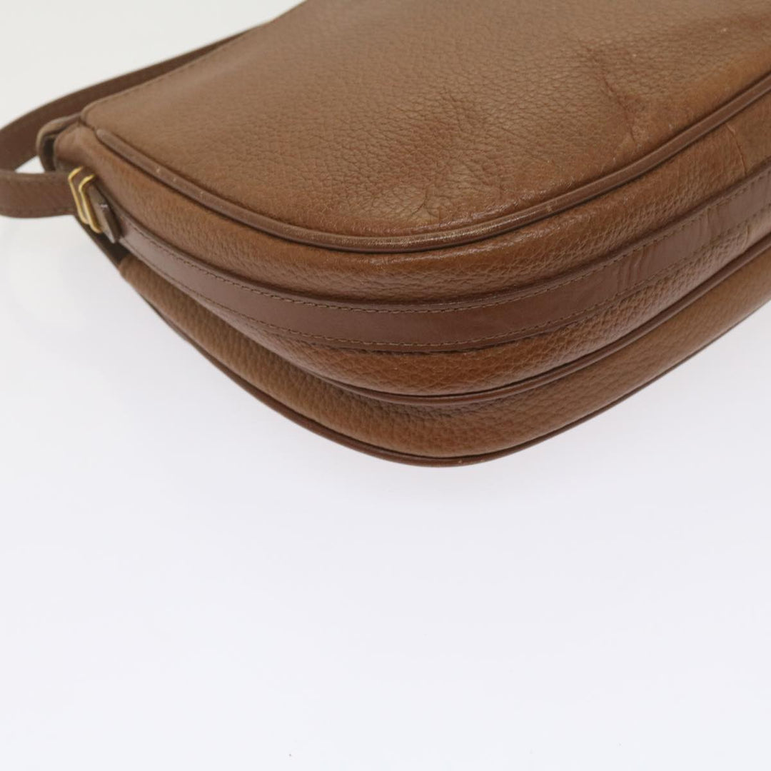 BURBERRYSs Shoulder Bag Leather Brown Auth ep2643