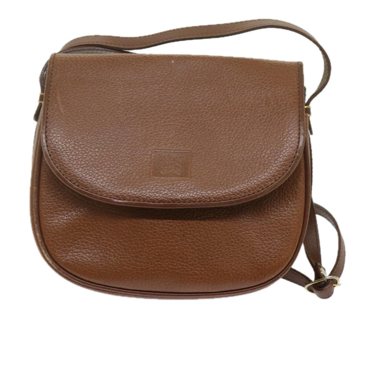BURBERRYSs Shoulder Bag Leather Brown Auth ep2643