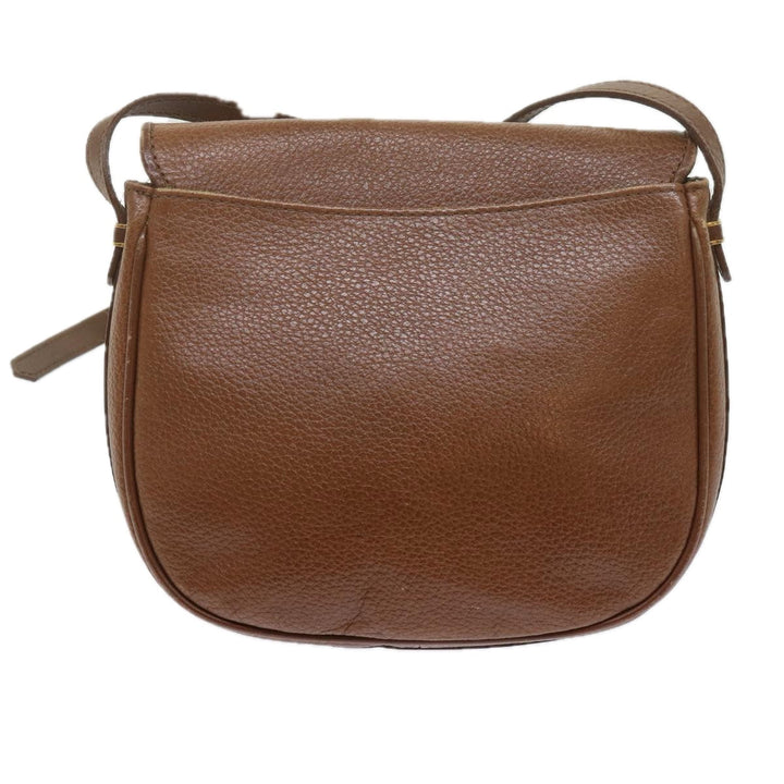 BURBERRYSs Shoulder Bag Leather Brown Auth ep2643