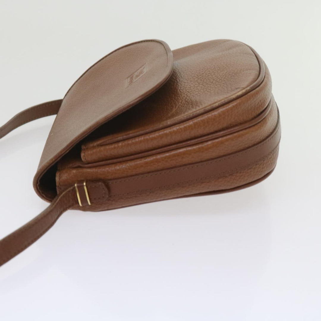 BURBERRYSs Shoulder Bag Leather Brown Auth ep2643