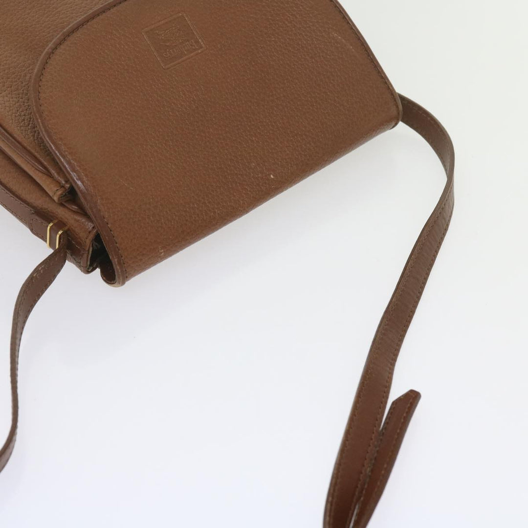 BURBERRYSs Shoulder Bag Leather Brown Auth ep2643