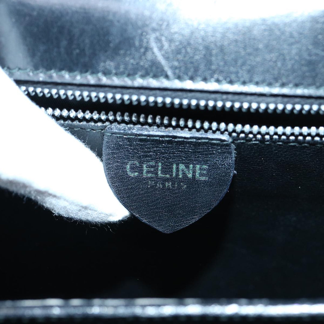 Celine Hand Bag Leather Black  ep2763