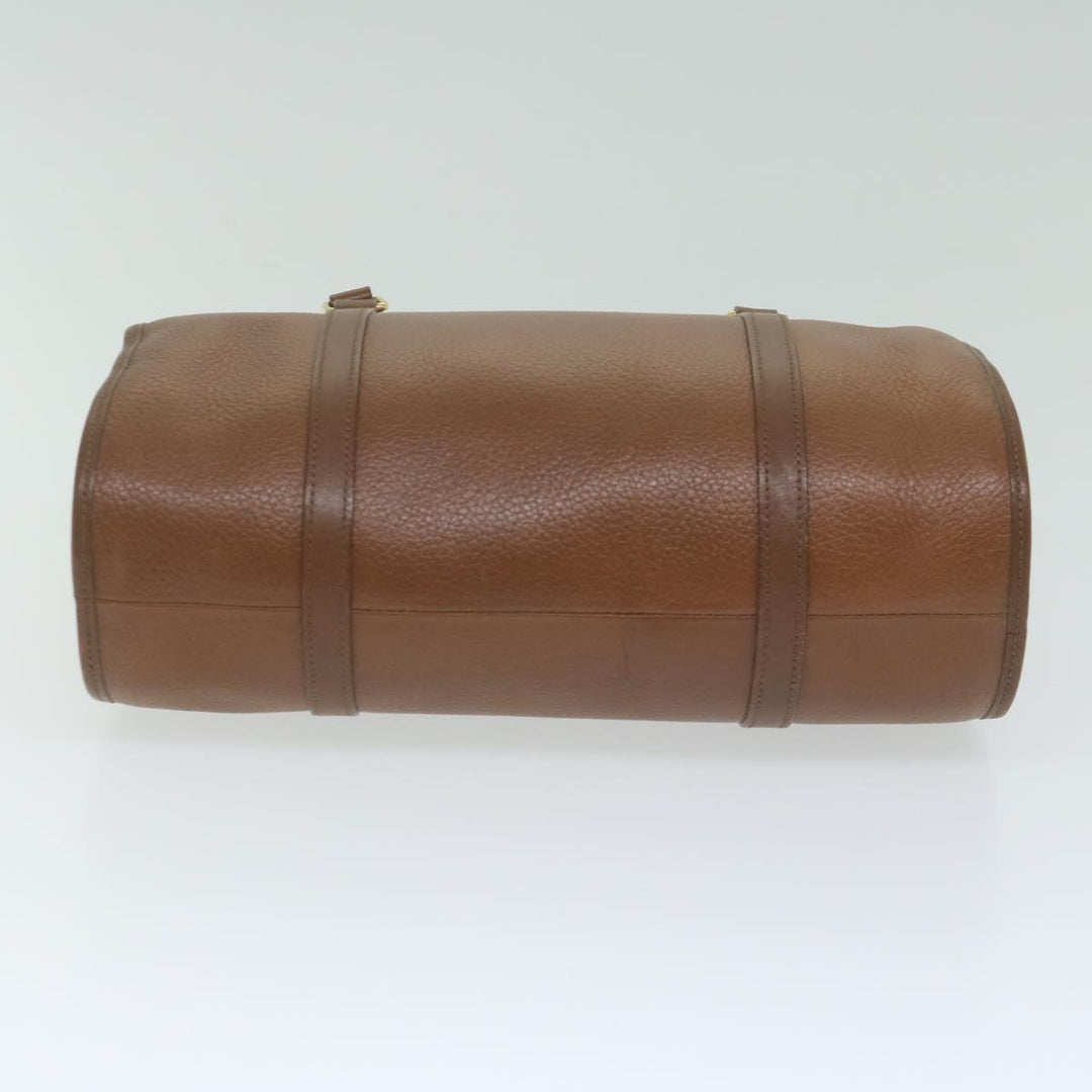 BURBERRYSs Hand Bag Leather Brown Auth ep2804