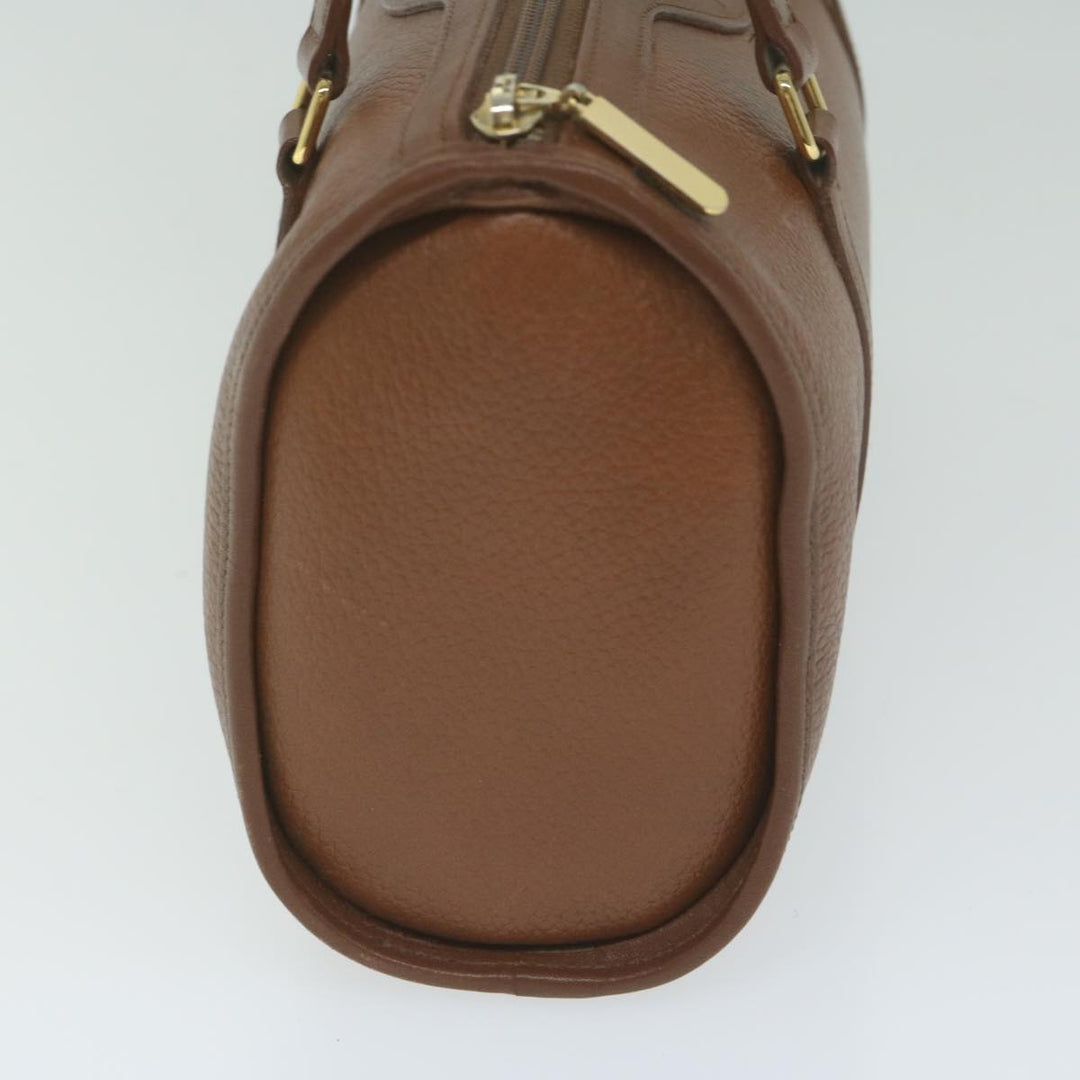 BURBERRYSs Hand Bag Leather Brown Auth ep2804