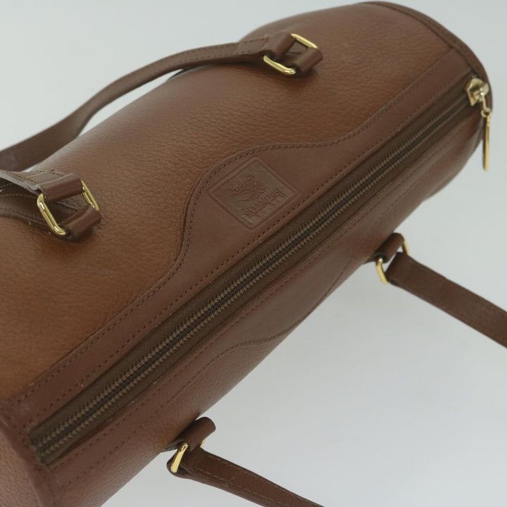 BURBERRYSs Hand Bag Leather Brown Auth ep2804