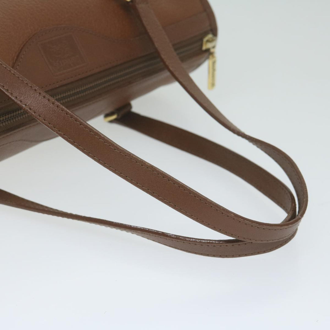 BURBERRYSs Hand Bag Leather Brown Auth ep2804