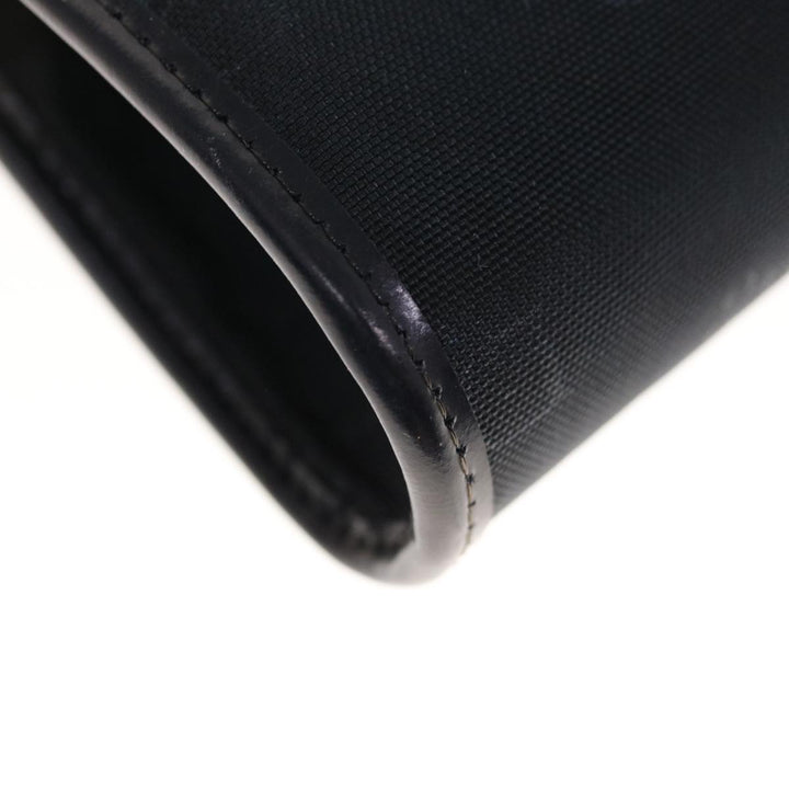 CHRISTIAN Top quality Dior Clutch Bag Nylon Black Auth ep3005