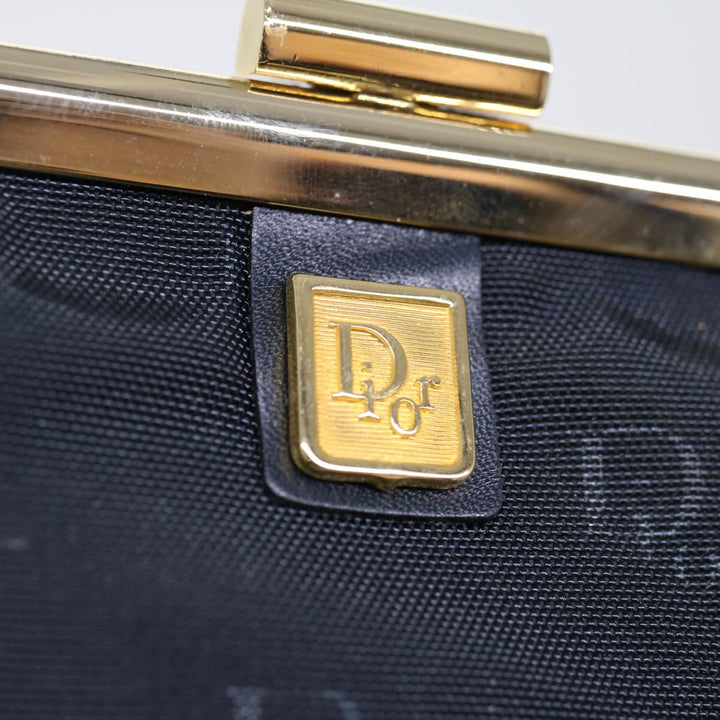 CHRISTIAN Top quality Dior Clutch Bag Nylon Black Auth ep3005