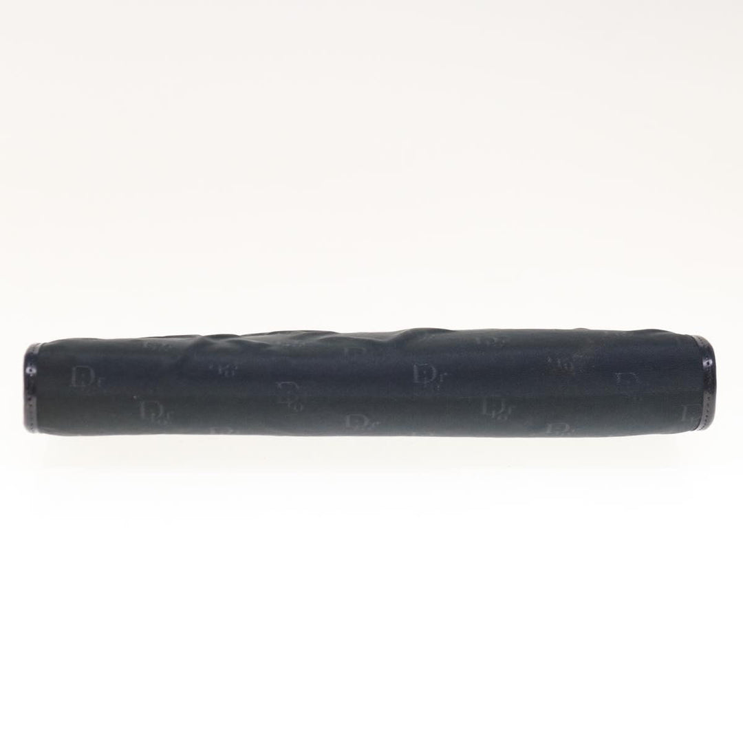CHRISTIAN Top quality Dior Clutch Bag Nylon Black Auth ep3005