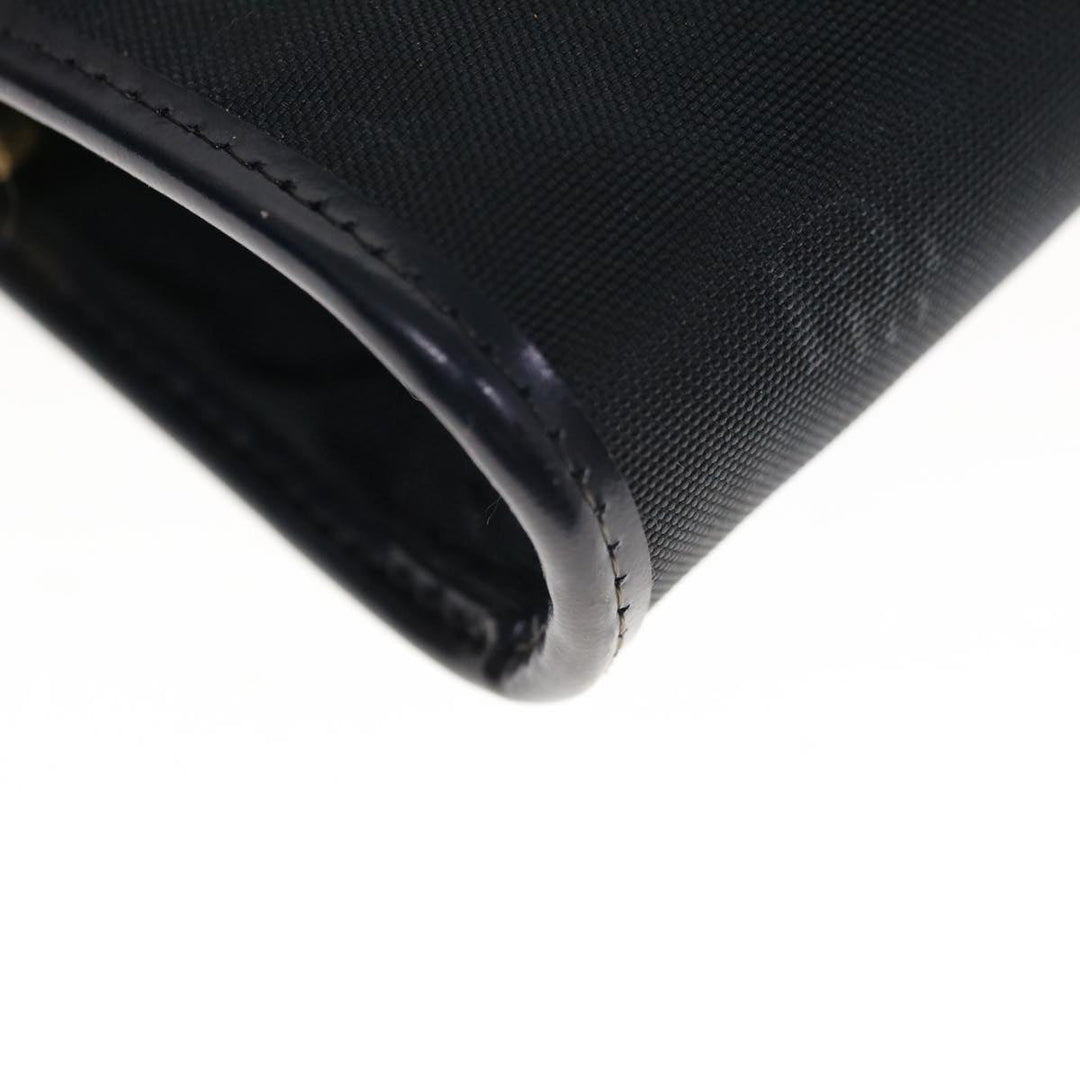 CHRISTIAN Top quality Dior Clutch Bag Nylon Black Auth ep3005