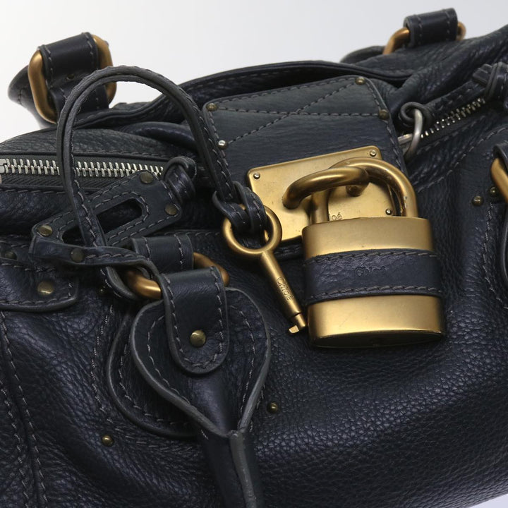 Chloe Paddington Hand Bag Leather Gray 02 06 51 5191 ep3006