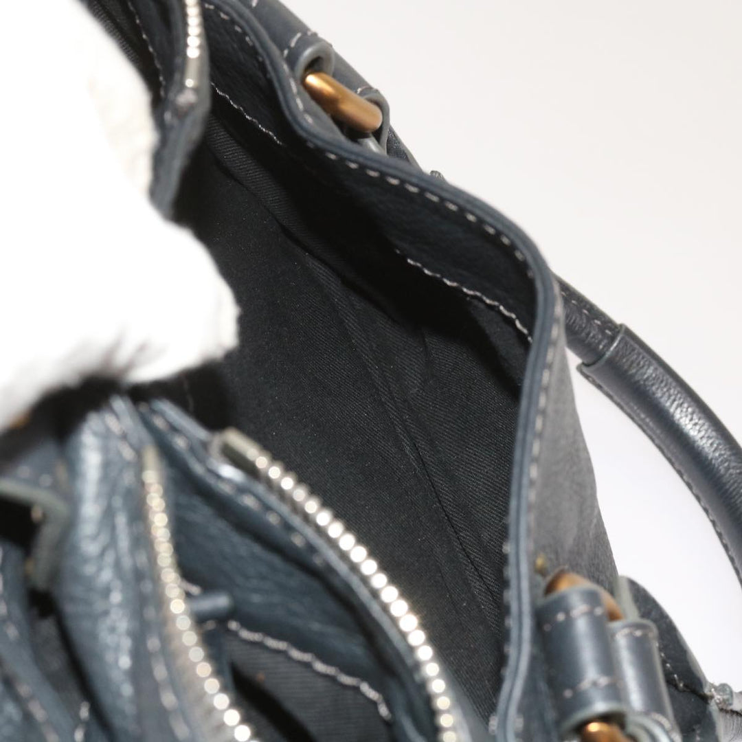 Chloe Paddington Hand Bag Leather Gray 02 06 51 5191 ep3006