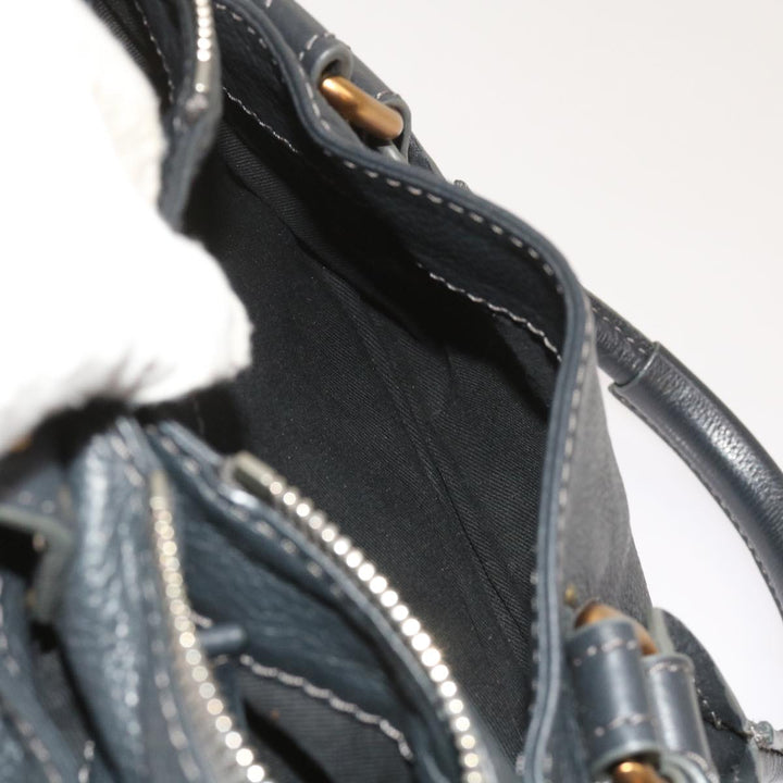 Chloe Paddington Hand Bag Leather Gray 02 06 51 5191 ep3006