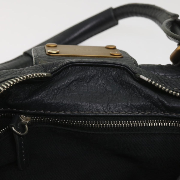 Chloe Paddington Hand Bag Leather Gray 02 06 51 5191 ep3006