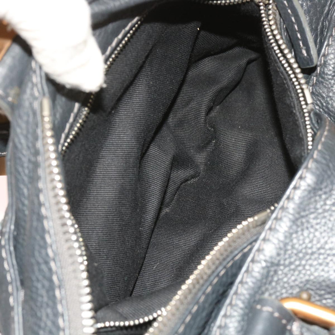 Chloe Paddington Hand Bag Leather Gray 02 06 51 5191 ep3006