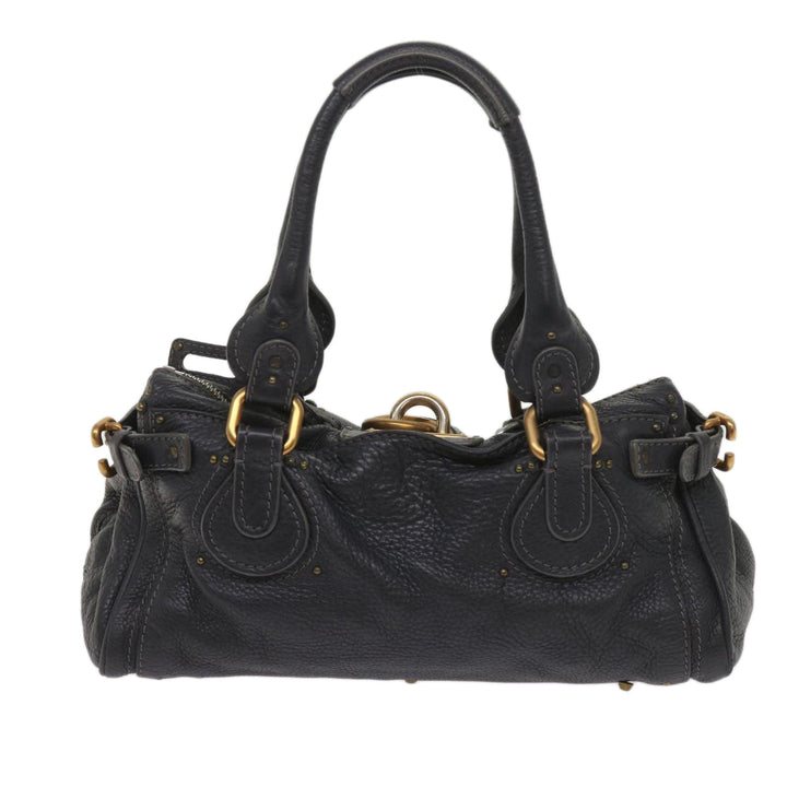 Chloe Paddington Hand Bag Leather Gray 02 06 51 5191 ep3006