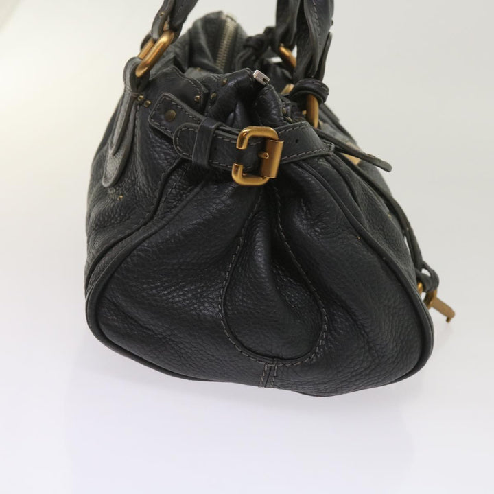 Chloe Paddington Hand Bag Leather Gray 02 06 51 5191 ep3006