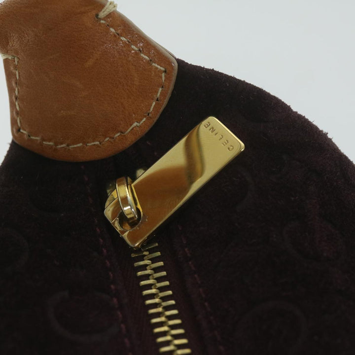 Celine C Macadam Canvas Shoulder Bag Purple  ep3038