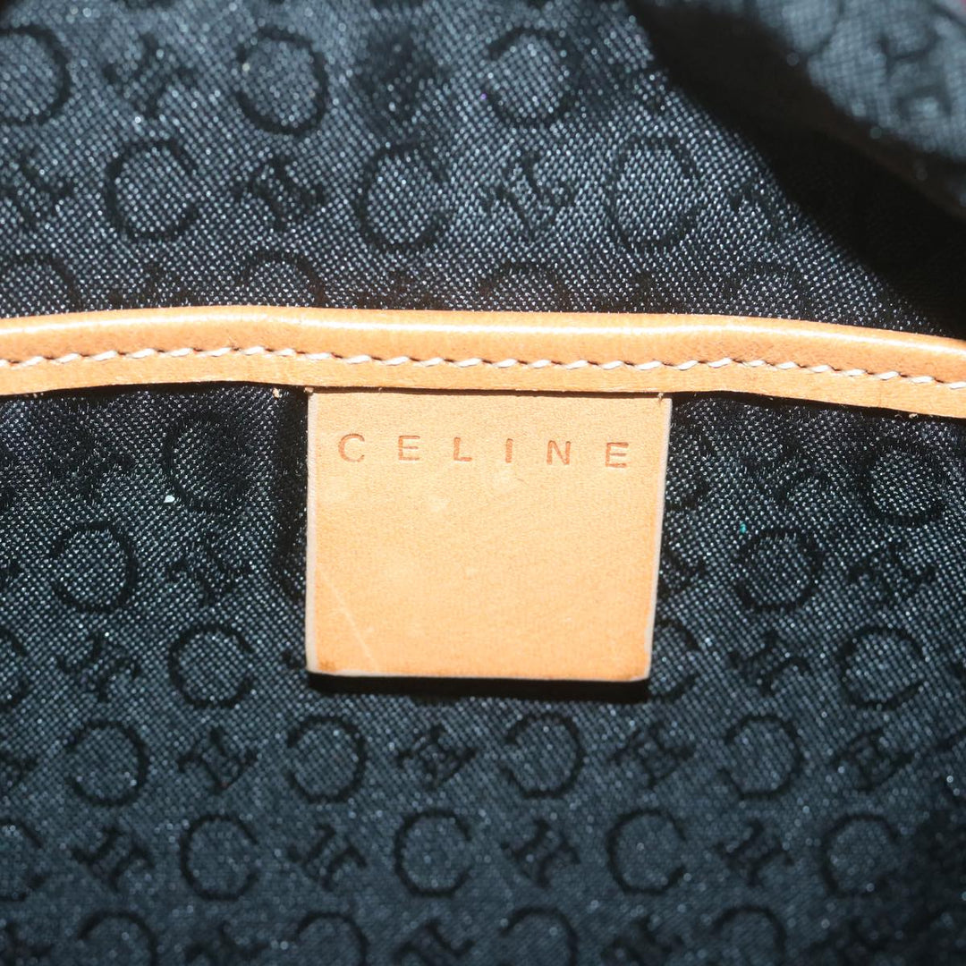 Celine C Macadam Canvas Shoulder Bag Purple  ep3038