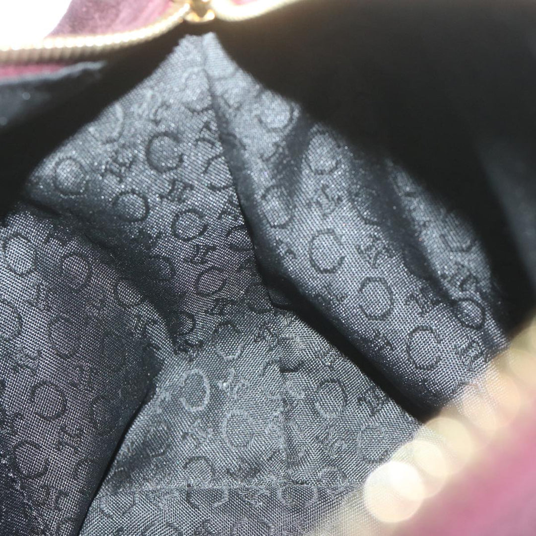 Celine C Macadam Canvas Shoulder Bag Purple  ep3038