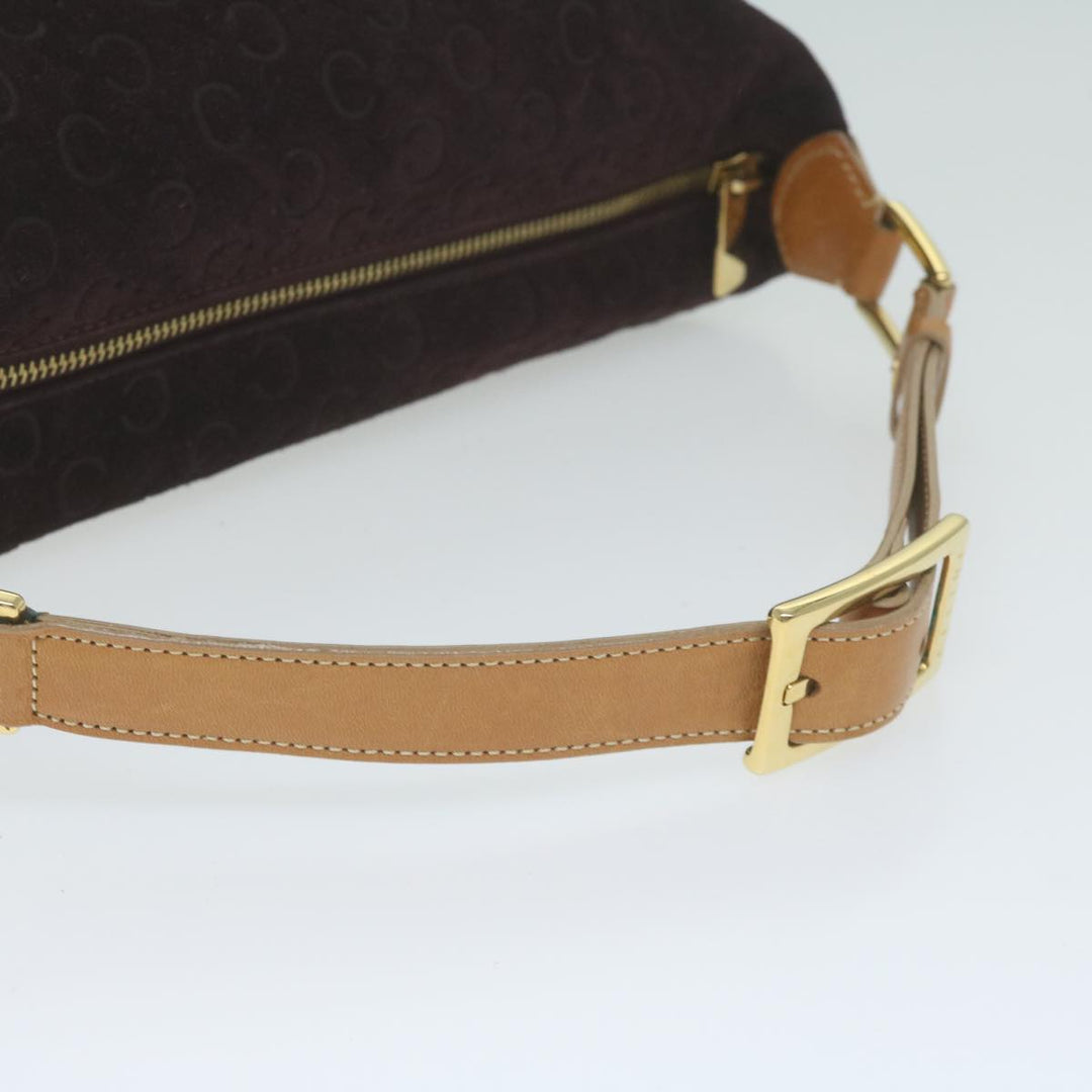 Celine C Macadam Canvas Shoulder Bag Purple  ep3038