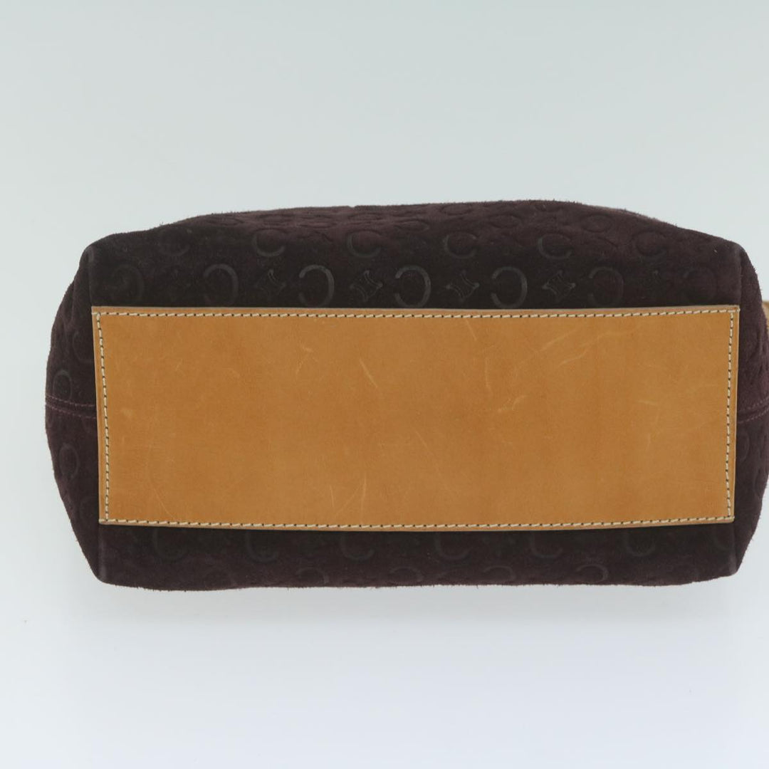 Celine C Macadam Canvas Shoulder Bag Purple  ep3038