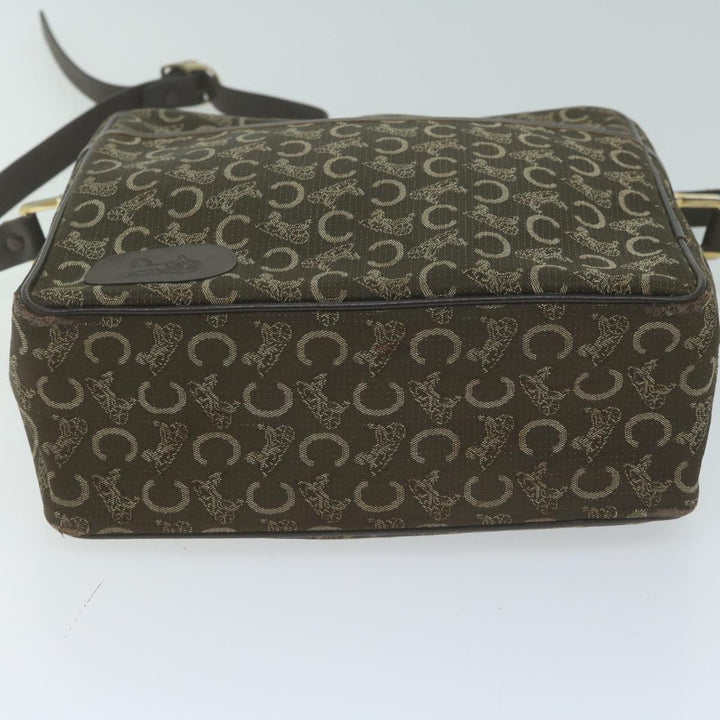 Celine C Macadam Canvas Shoulder Bag Brown Auth ep3138