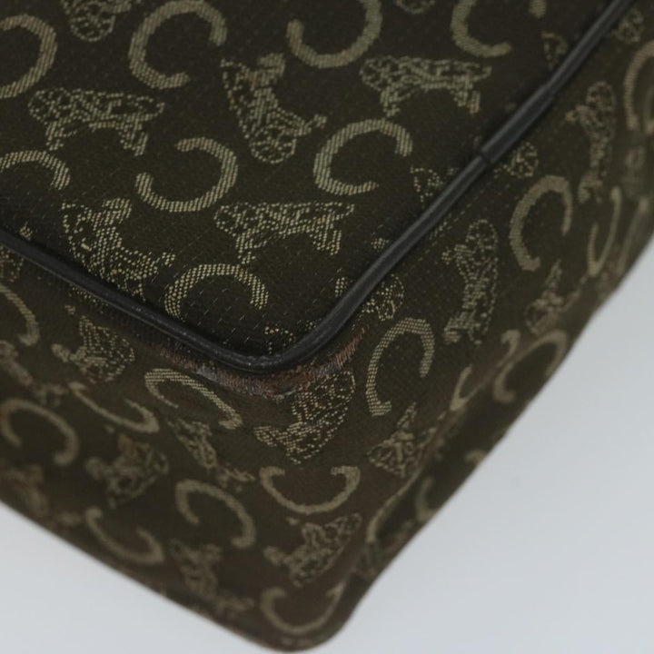 Celine C Macadam Canvas Shoulder Bag Brown Auth ep3138