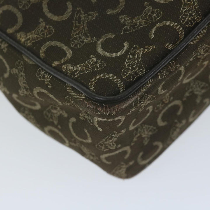 Celine C Macadam Canvas Shoulder Bag Brown Auth ep3138