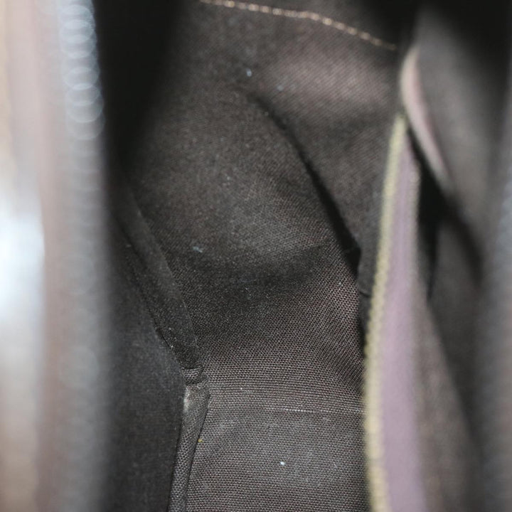 Celine C Macadam Canvas Shoulder Bag Brown Auth ep3138
