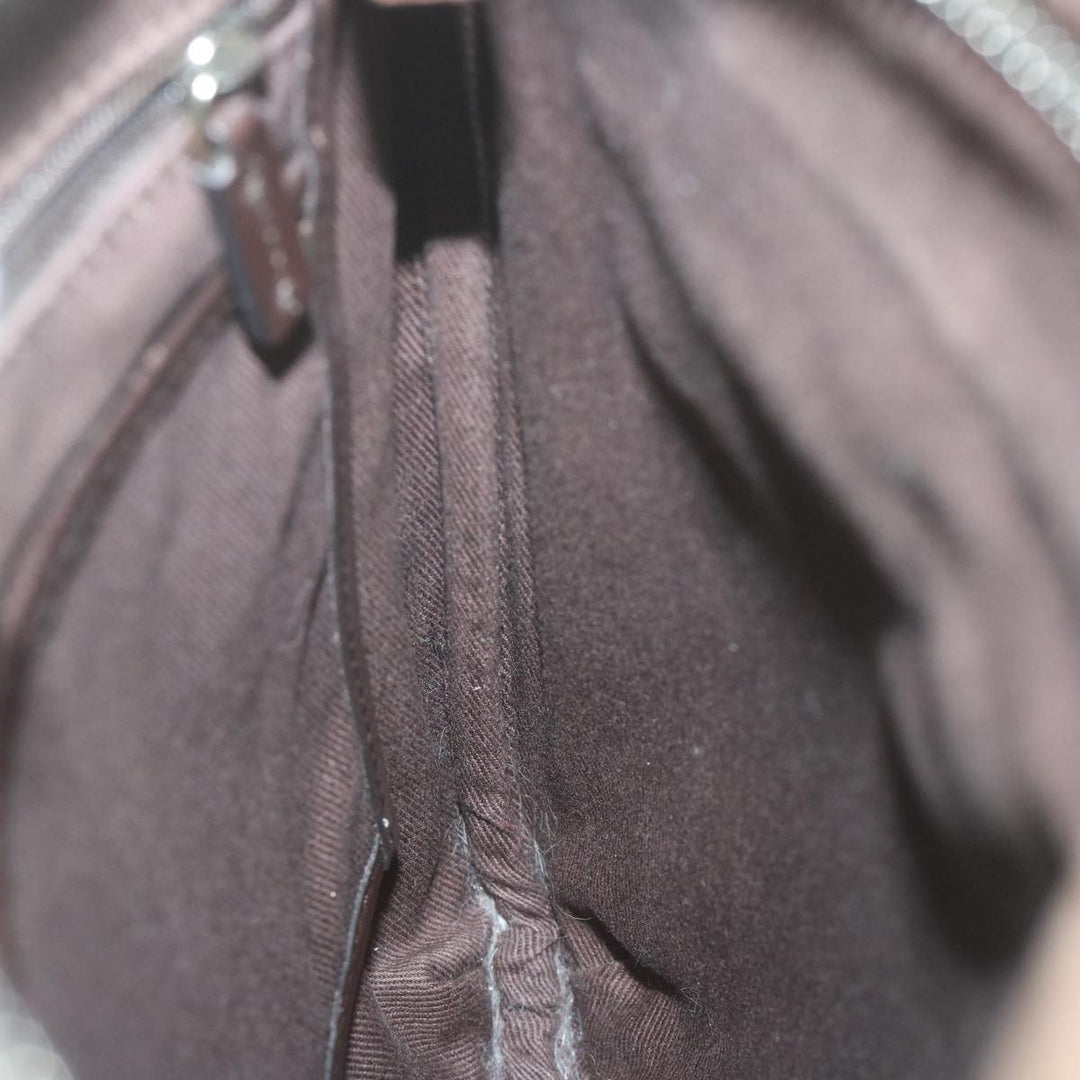 Celine Macadam Canvas Shoulder Bag Brown Auth ep3186