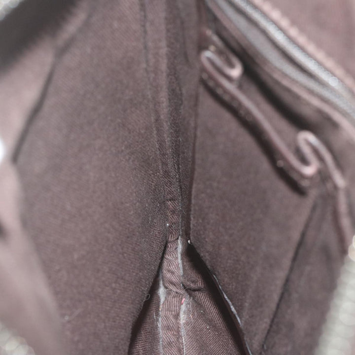 Celine Macadam Canvas Shoulder Bag Brown Auth ep3186