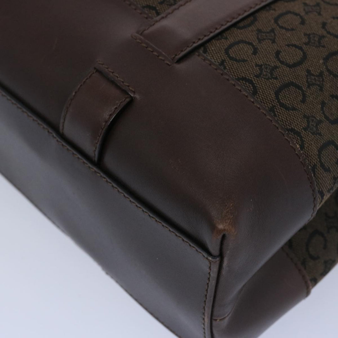 Celine C Macadam Canvas Tote Bag Brown  ep3195