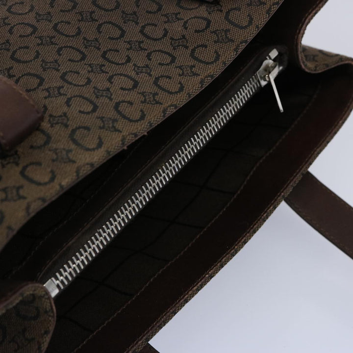 Celine C Macadam Canvas Tote Bag Brown  ep3195