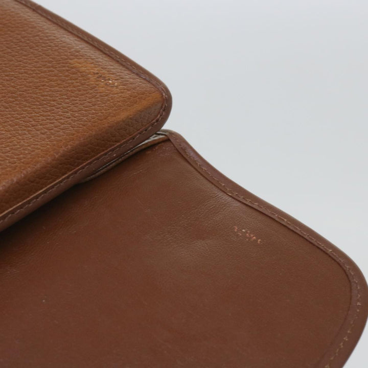 BURBERRYSs Hand Bag Leather 2way Brown Auth ep3329