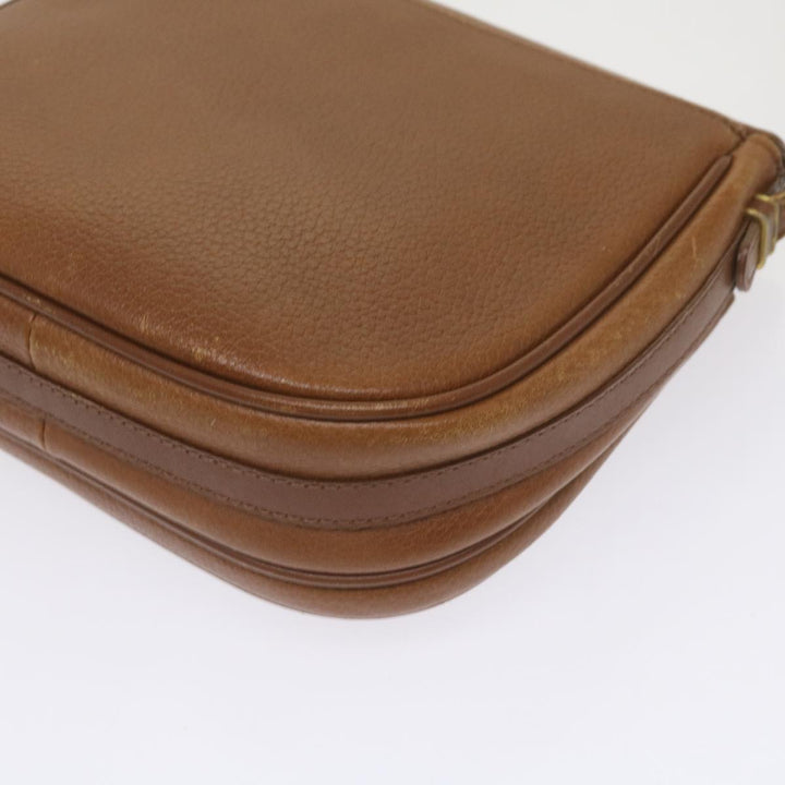 BurberrySs Shoulder Bag Leather Brown Auth ep3582