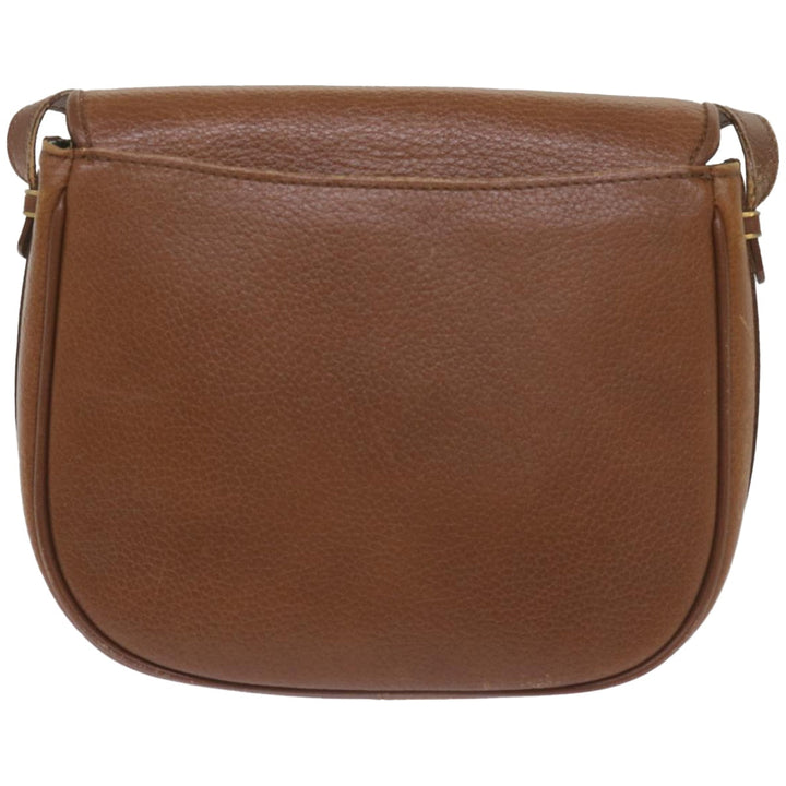 BurberrySs Shoulder Bag Leather Brown Auth ep3582