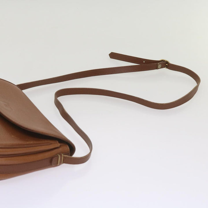 BurberrySs Shoulder Bag Leather Brown Auth ep3582