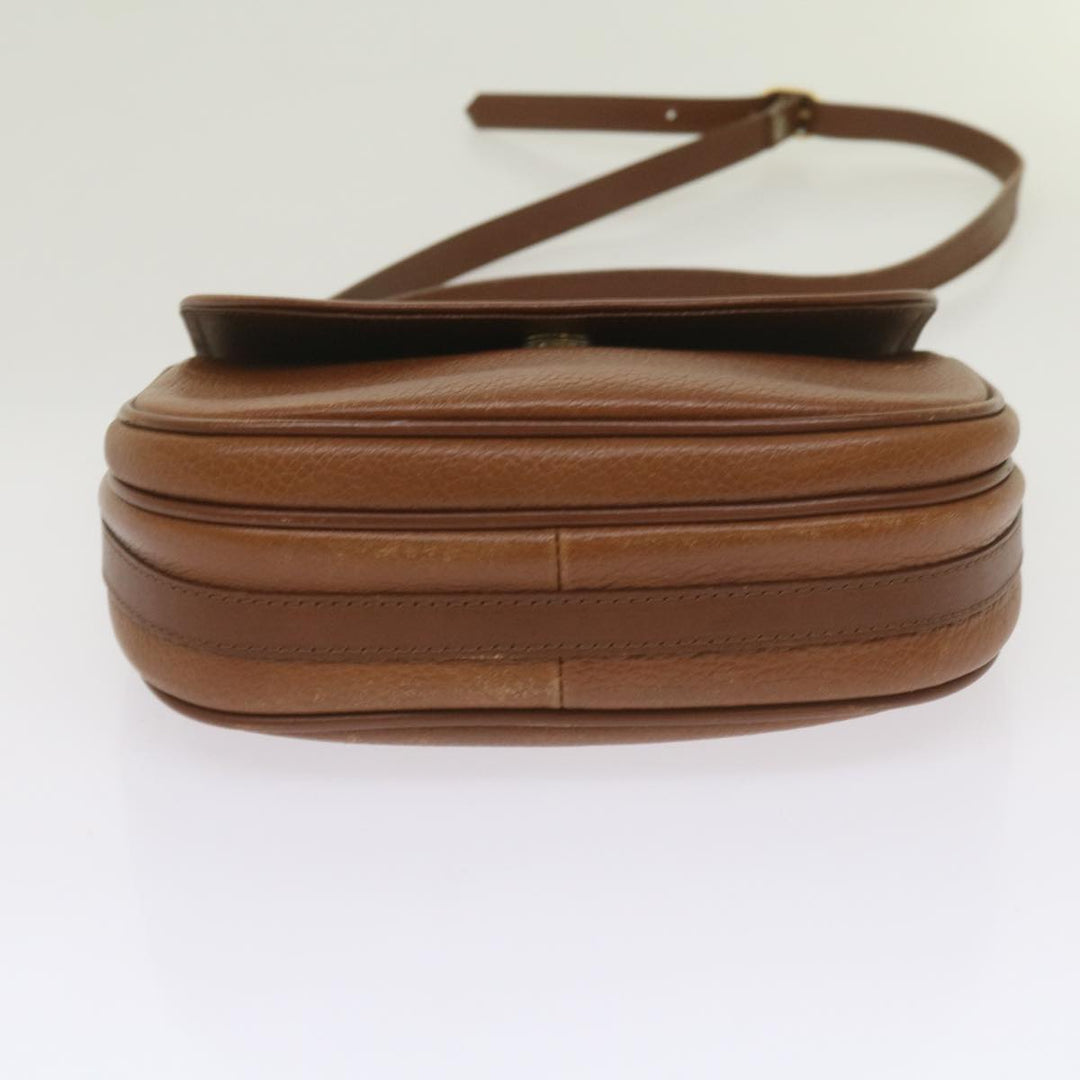 BurberrySs Shoulder Bag Leather Brown Auth ep3582